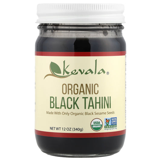 Kevala, Organic Black Tahini, 12 oz (340 g)