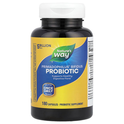 Nature's Way, Primadophilus® Bifidus Probiotic , 5 Billion CFU, 180 Capsules