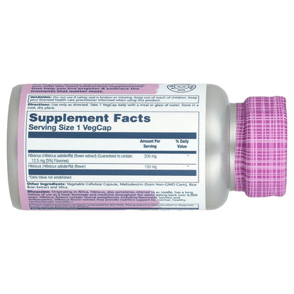 Solaray, Vital Extracts, Hibiscus, 60 VegCaps