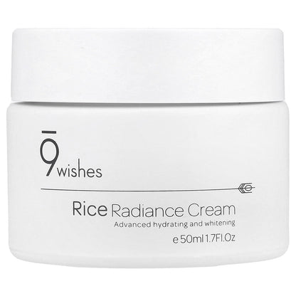 9Wishes, Rice Radiance Cream, 1.7 fl oz (50 ml)