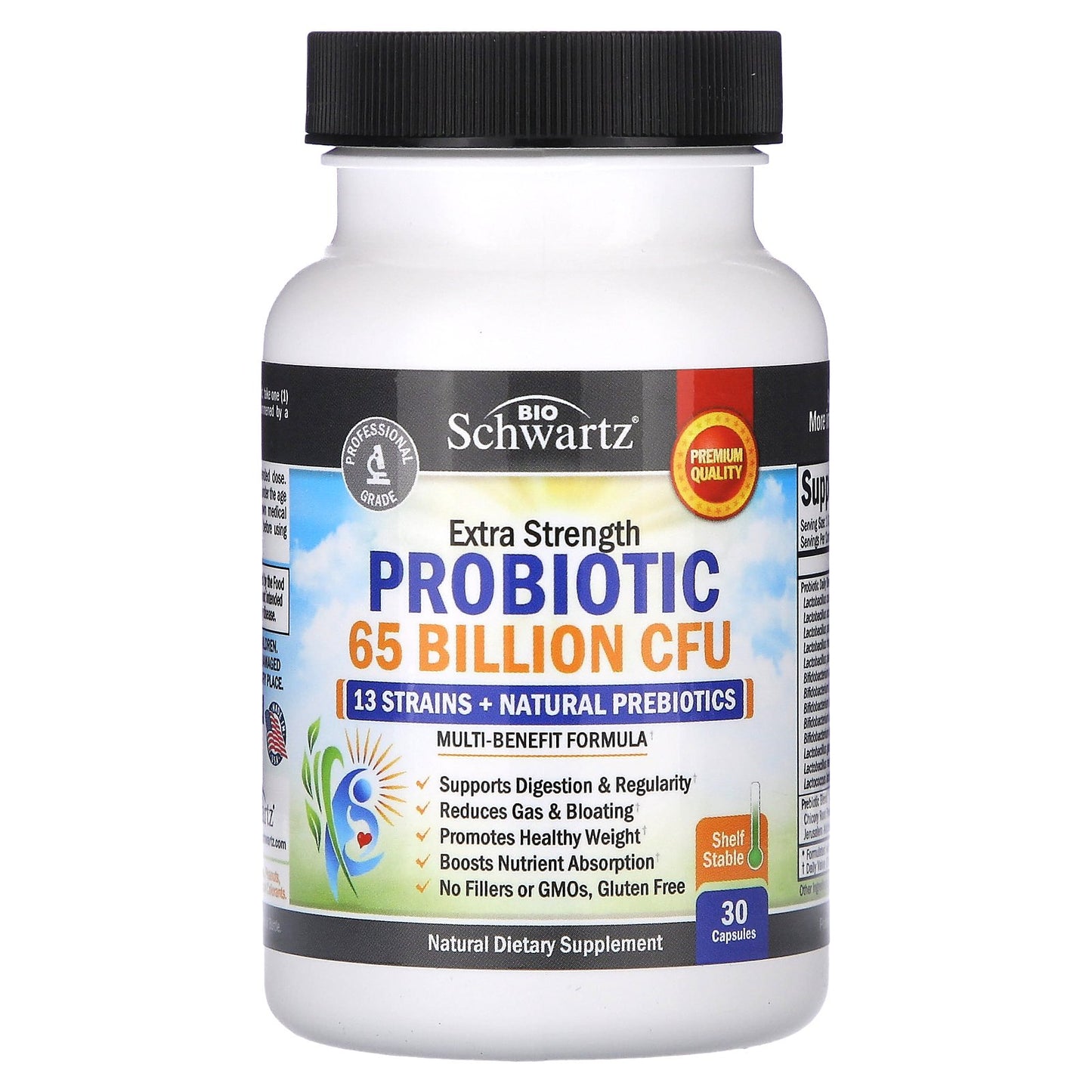 BioSchwartz, Probiotic, 30 Capsules