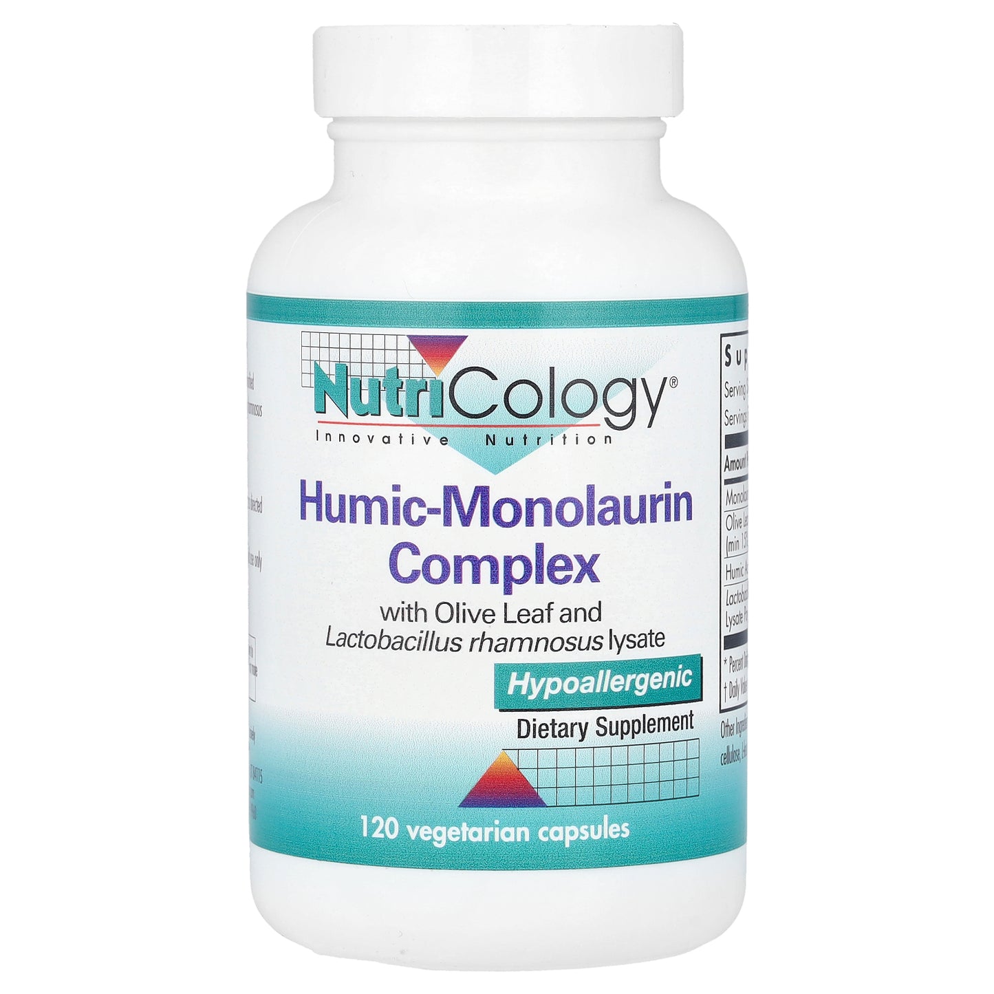 Nutricology, Humic-Monolaurin Complex, 120 Vegetarian Capsules