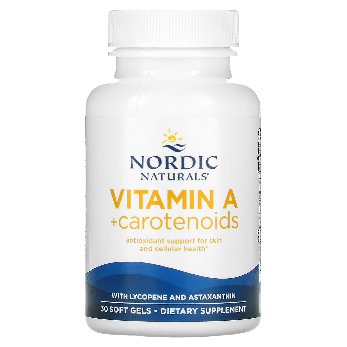 Nordic Naturals, Vitamin A + Carotenoids, 30 Softgels