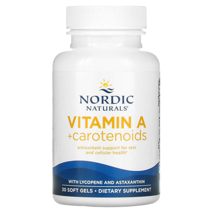 Nordic Naturals, Vitamin A + Carotenoids, 30 Softgels