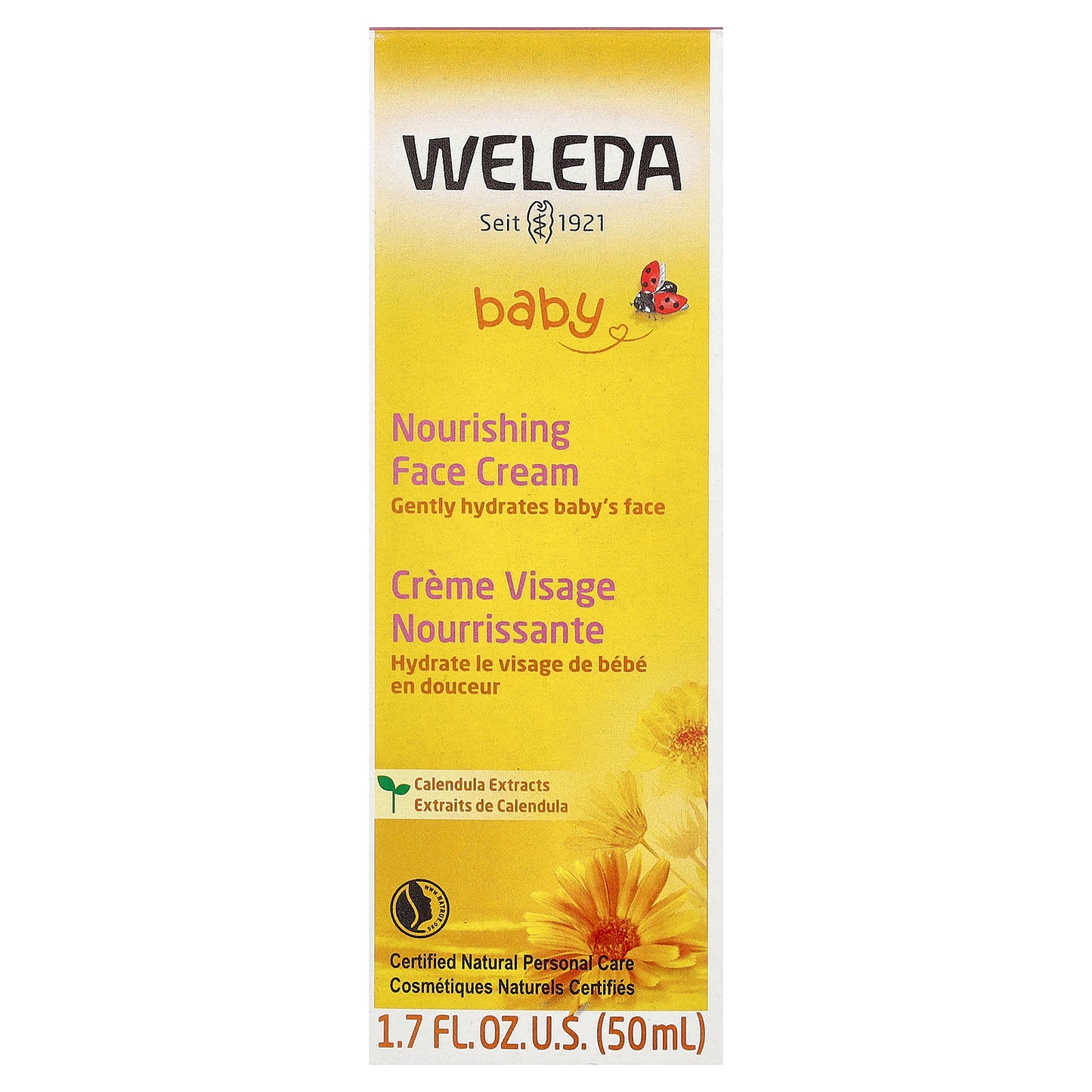 Weleda, Baby, Nourishing Face Cream, Calendula Extracts, 1.7 fl oz (50 ml)