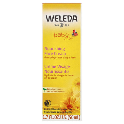 Weleda, Baby, Nourishing Face Cream, Calendula Extracts, 1.7 fl oz (50 ml)