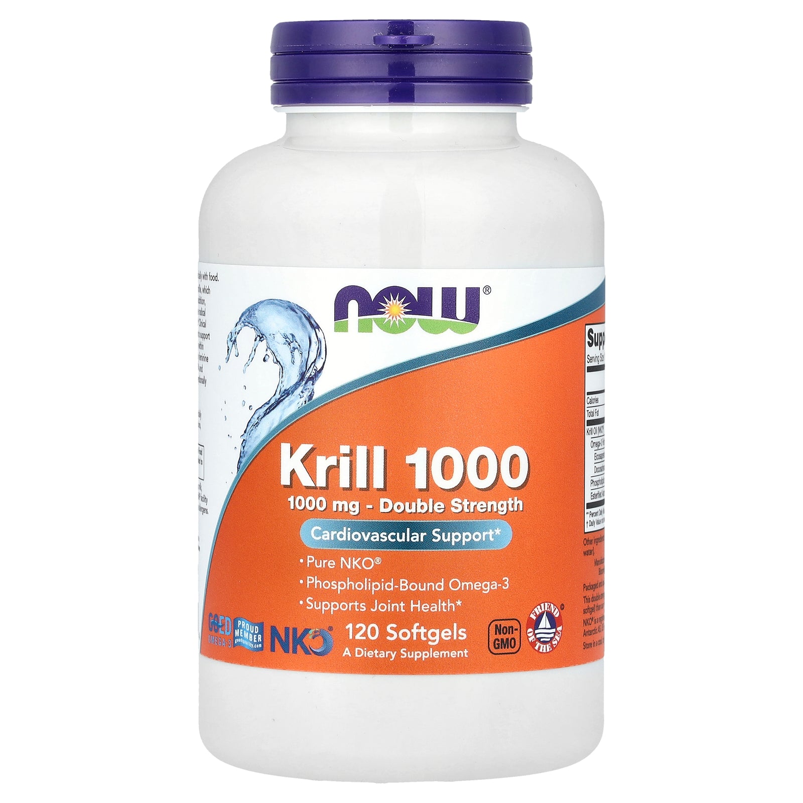 NOW Foods, Krill 1000, 120 Softgels