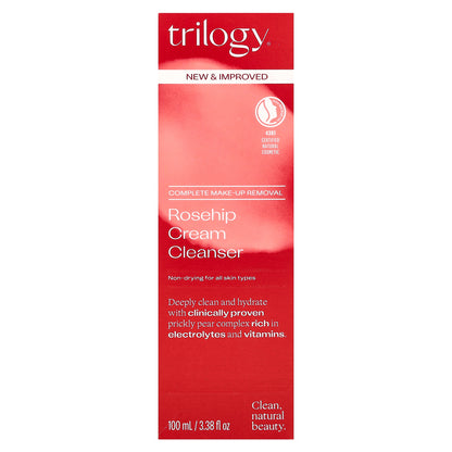 Trilogy, Rosehip Cream Cleanser, 3.38 fl oz (100 ml)