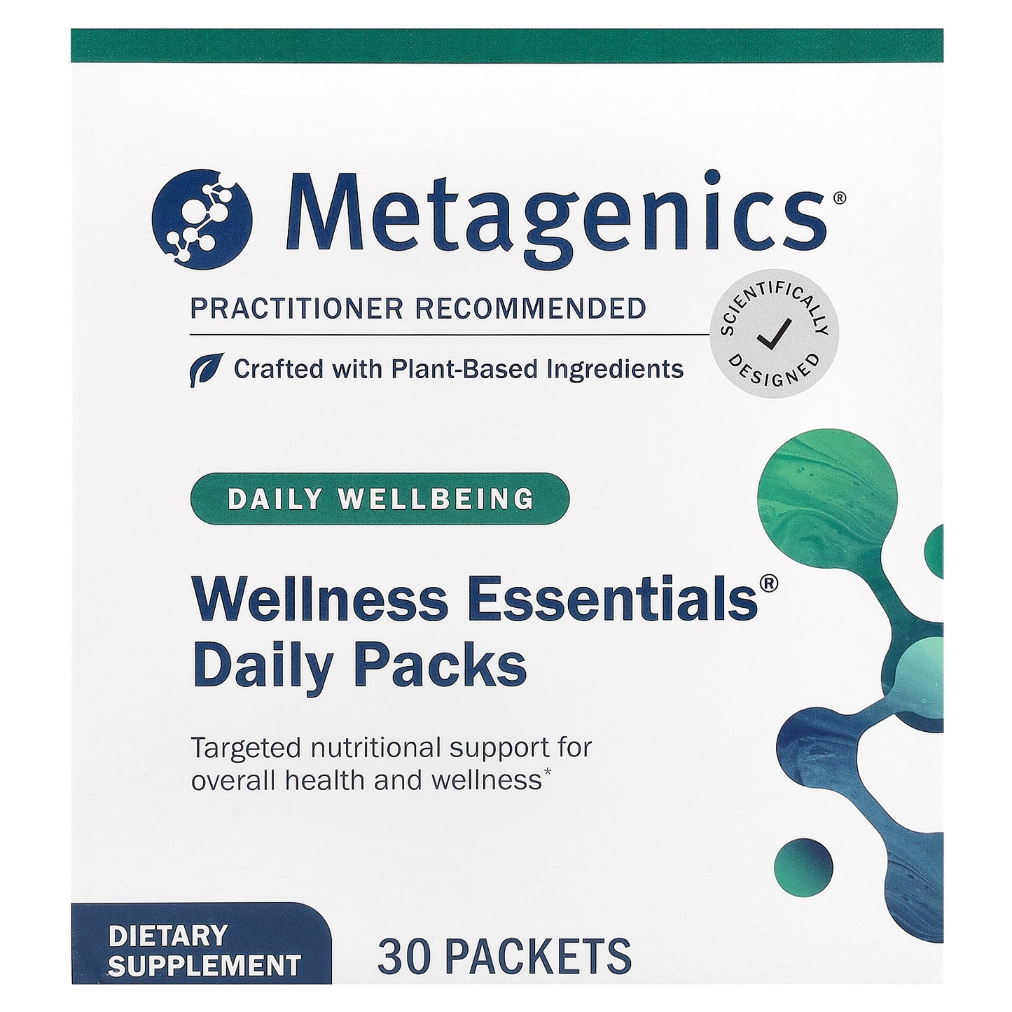 Metagenics, Wellness Essentials® Daily Packs, 30 Packets