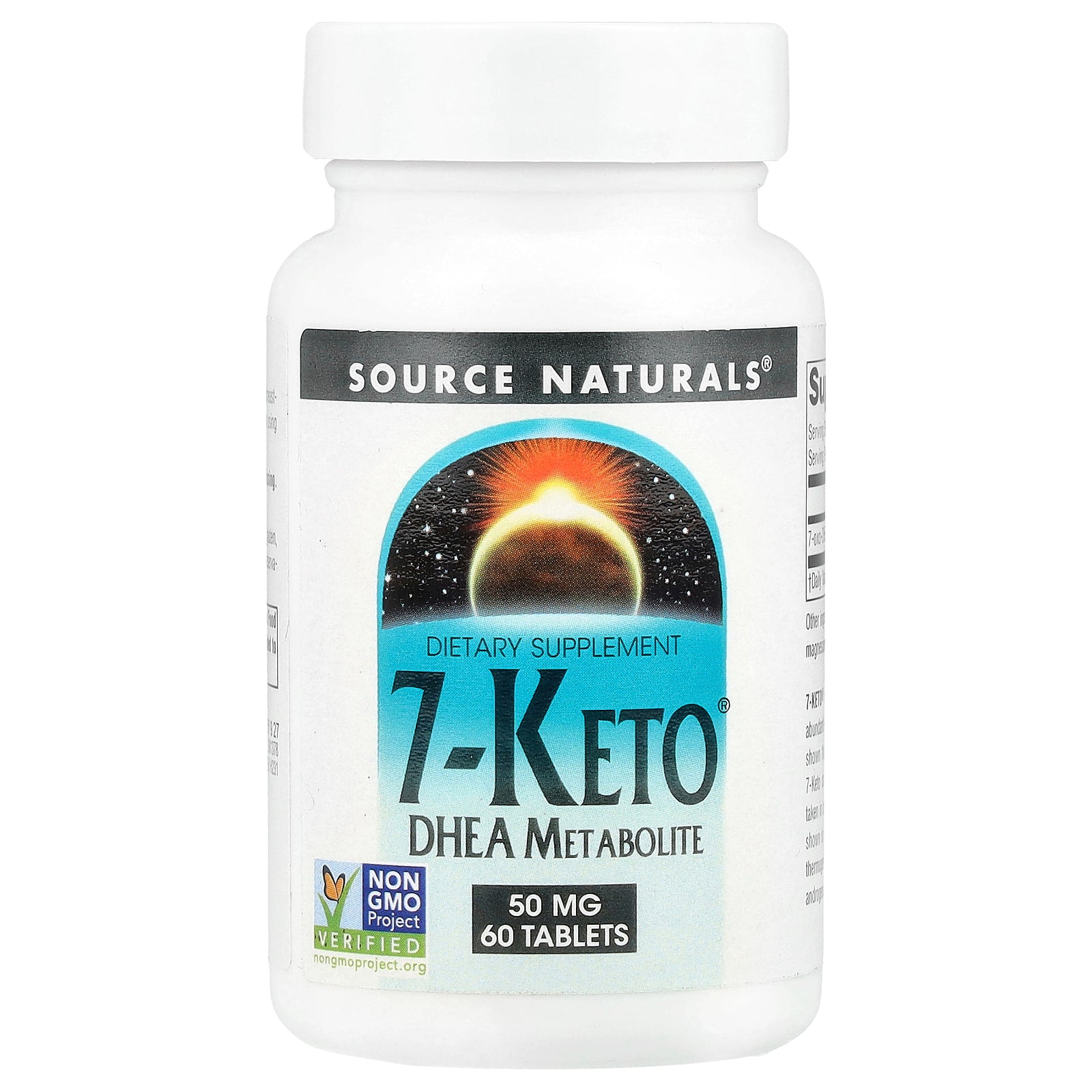 Source Naturals, 7-Keto®, DHEA Metabolite, 50 mg, 60 Tablets