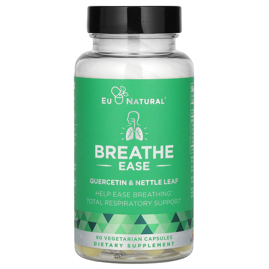 Eu Natural, Breathe Ease, Quercetin & Nettle Leaf, 60 Vegetarian Capsules