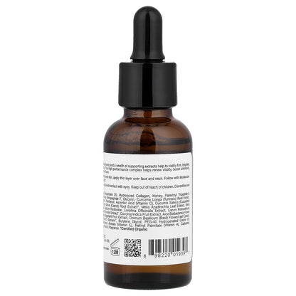 California Gold Nutrition, Collagen, Peptides, and Honey Serum, 1 fl oz (30 ml)