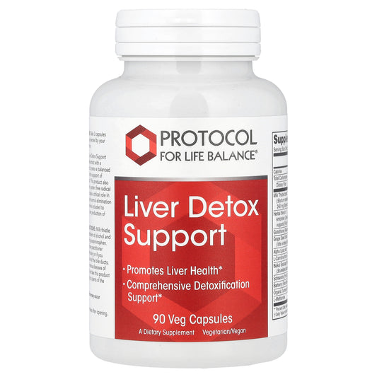 Protocol for Life Balance, Liver Detox Support, 90 Veg Capsules