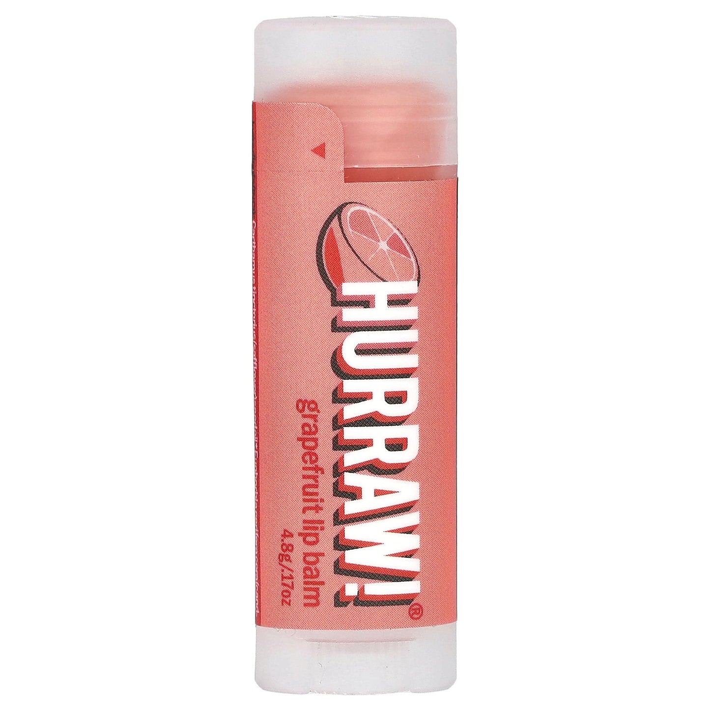Hurraw! Balm, Lip Balm, Grapefruit, 0.17 oz (4.8 g)