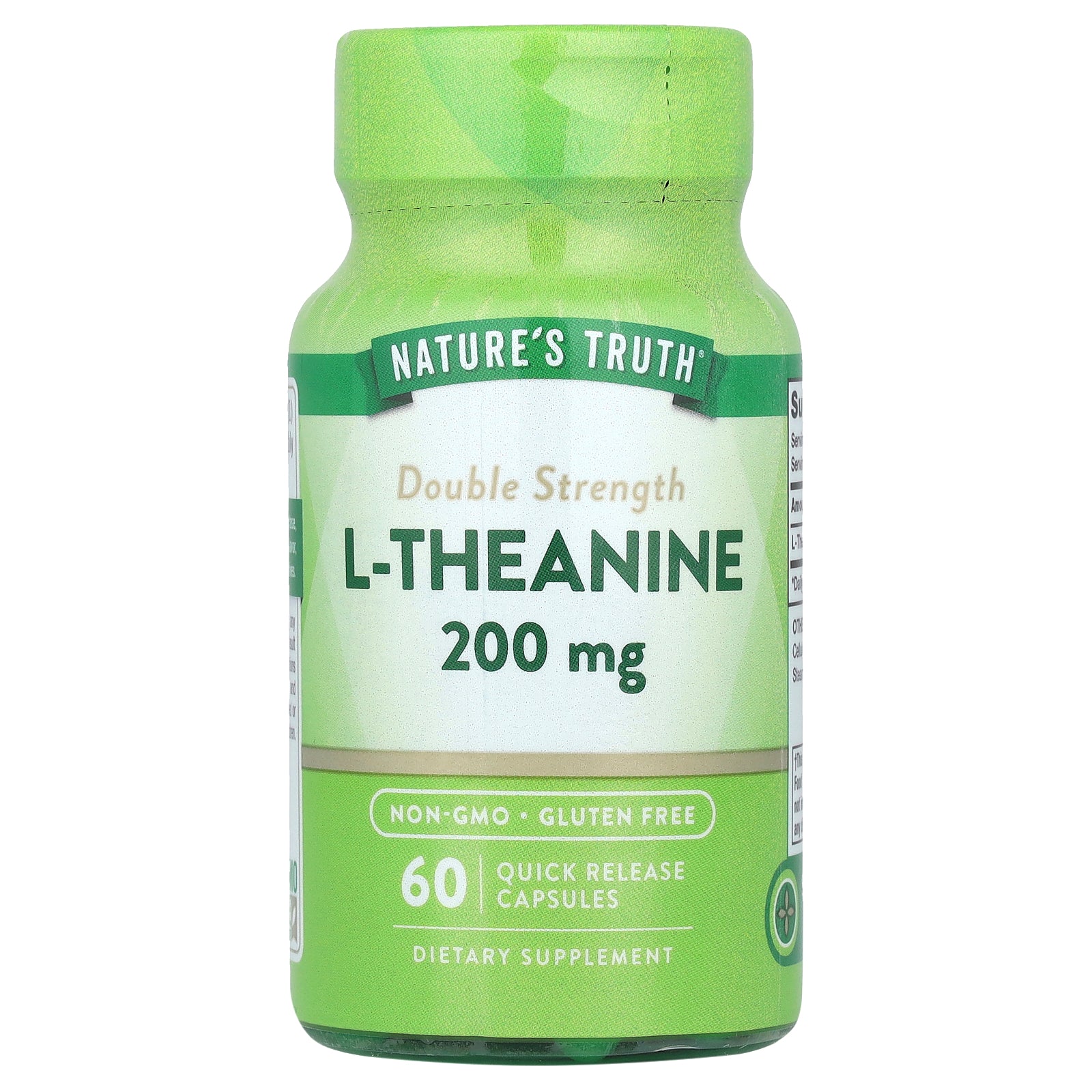 Nature's Truth, L-Theanine, 200 mg, 60 Quick Release Capsules