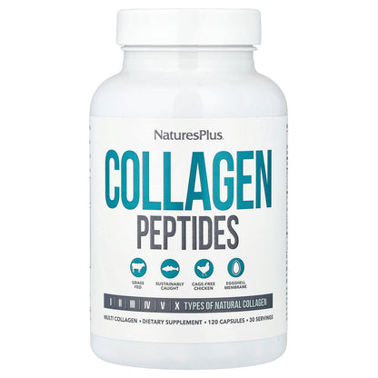 NaturesPlus, Collagen Peptides, 120 Capsules
