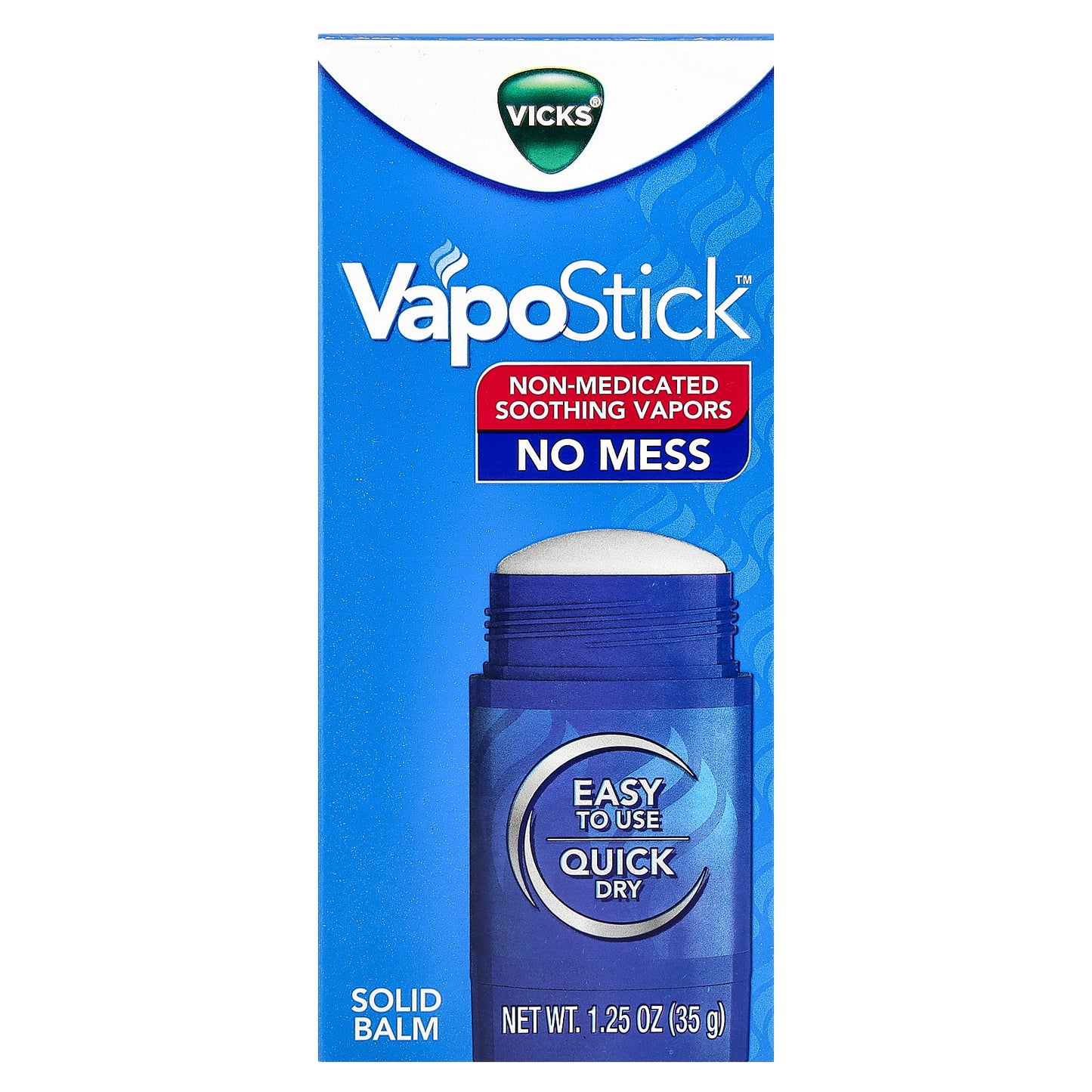 Vicks, VapoStick™, Solid Balm, 1.25 oz (35 g)
