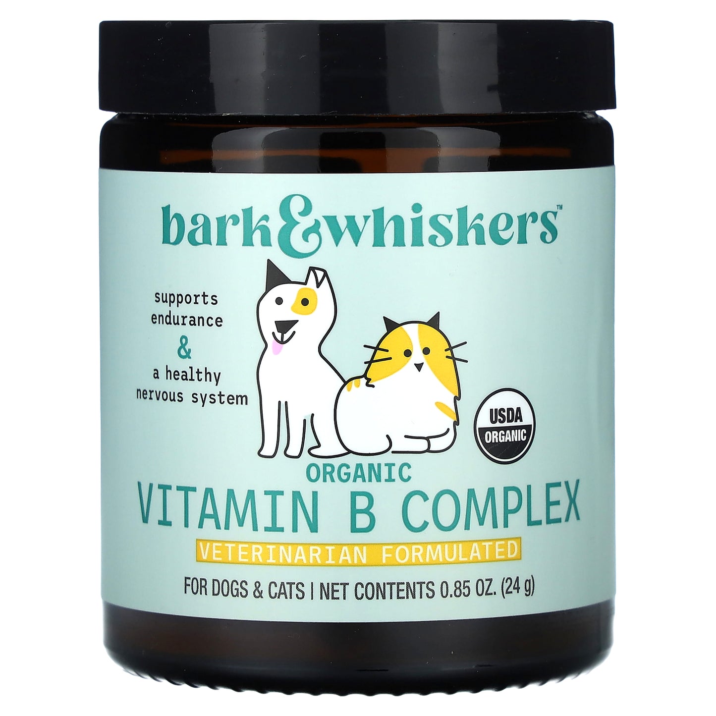 Dr. Mercola, Organic Vitamin B Complex, For Cats & Dogs, 0.84 oz (24 g)