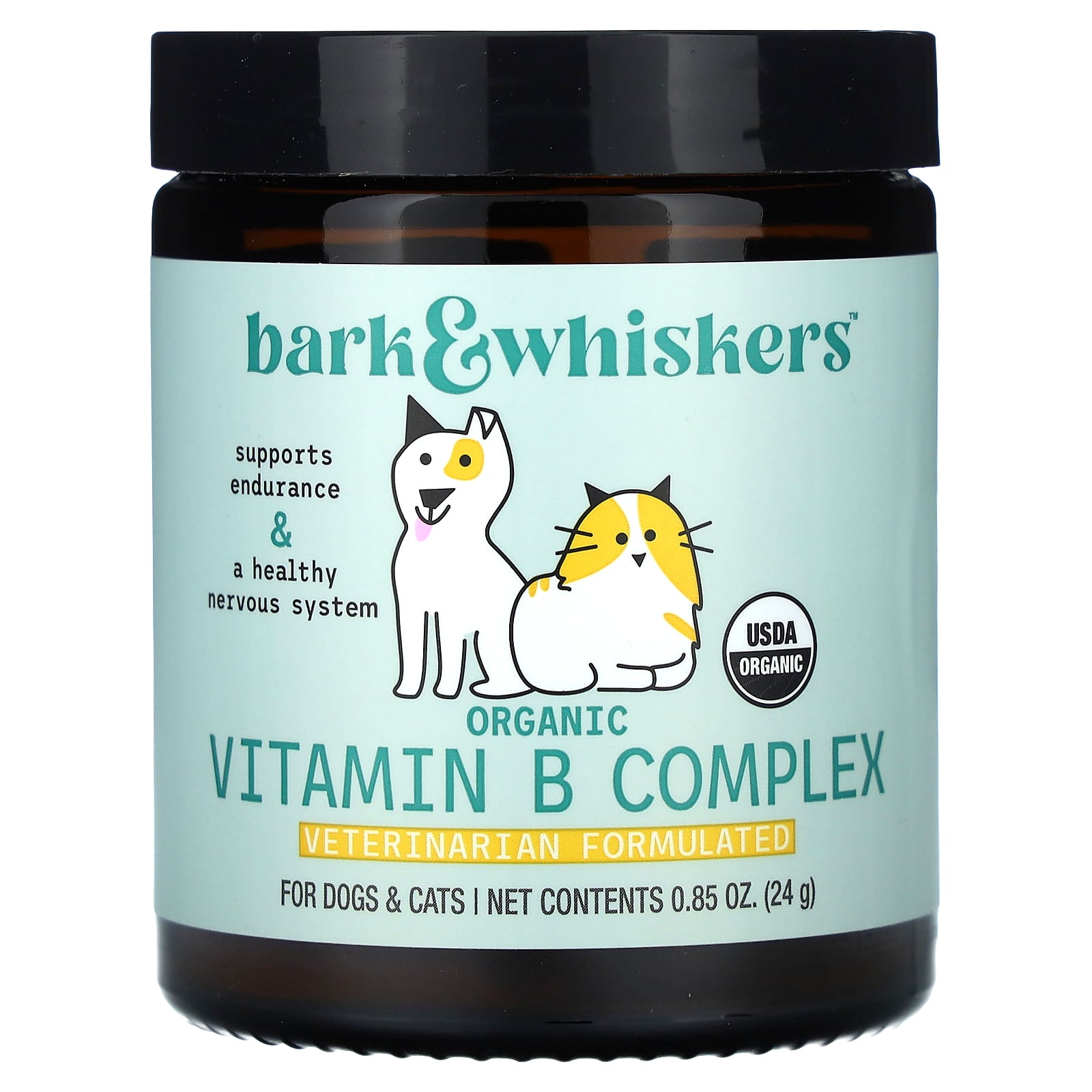 Dr. Mercola, Organic Vitamin B Complex, For Cats & Dogs, 0.84 oz (24 g)