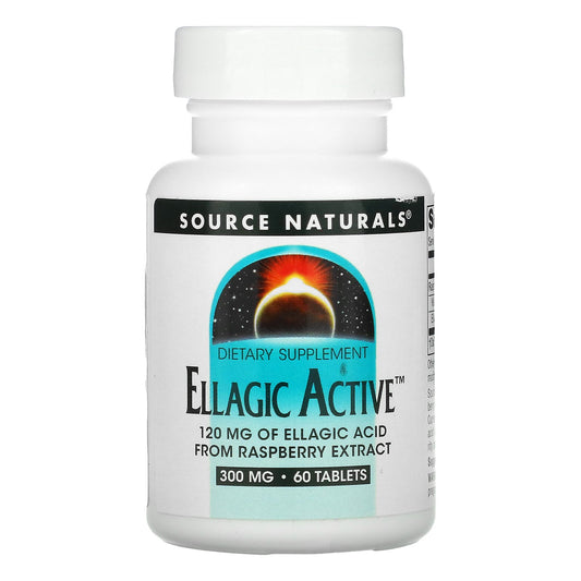 Source Naturals, Ellagic Active, 300 mg, 60 Tablets