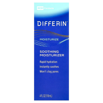 Differin, Soothing Moisturizer, 4 fl oz (118 ml)
