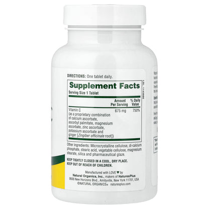 NaturesPlus, Esterified Vitamin C, 675 mg, 90 Tablets