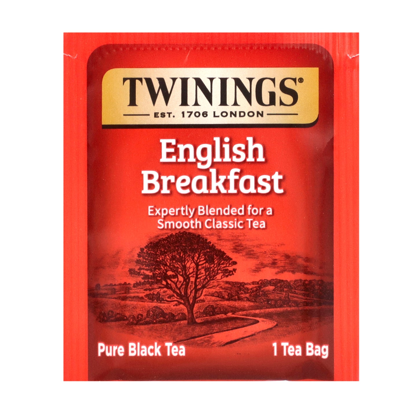 Twinings, Pure Black Tea, English Breakfast, 50 Tea Bags, 3.53 oz (100 g)