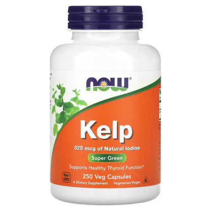 NOW Foods, Kelp, 325 mcg, 250 Veg Capsules