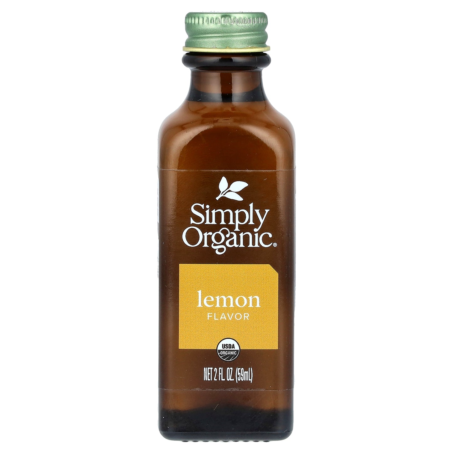 Simply Organic, Lemon Flavor, 2 fl oz (59 ml)