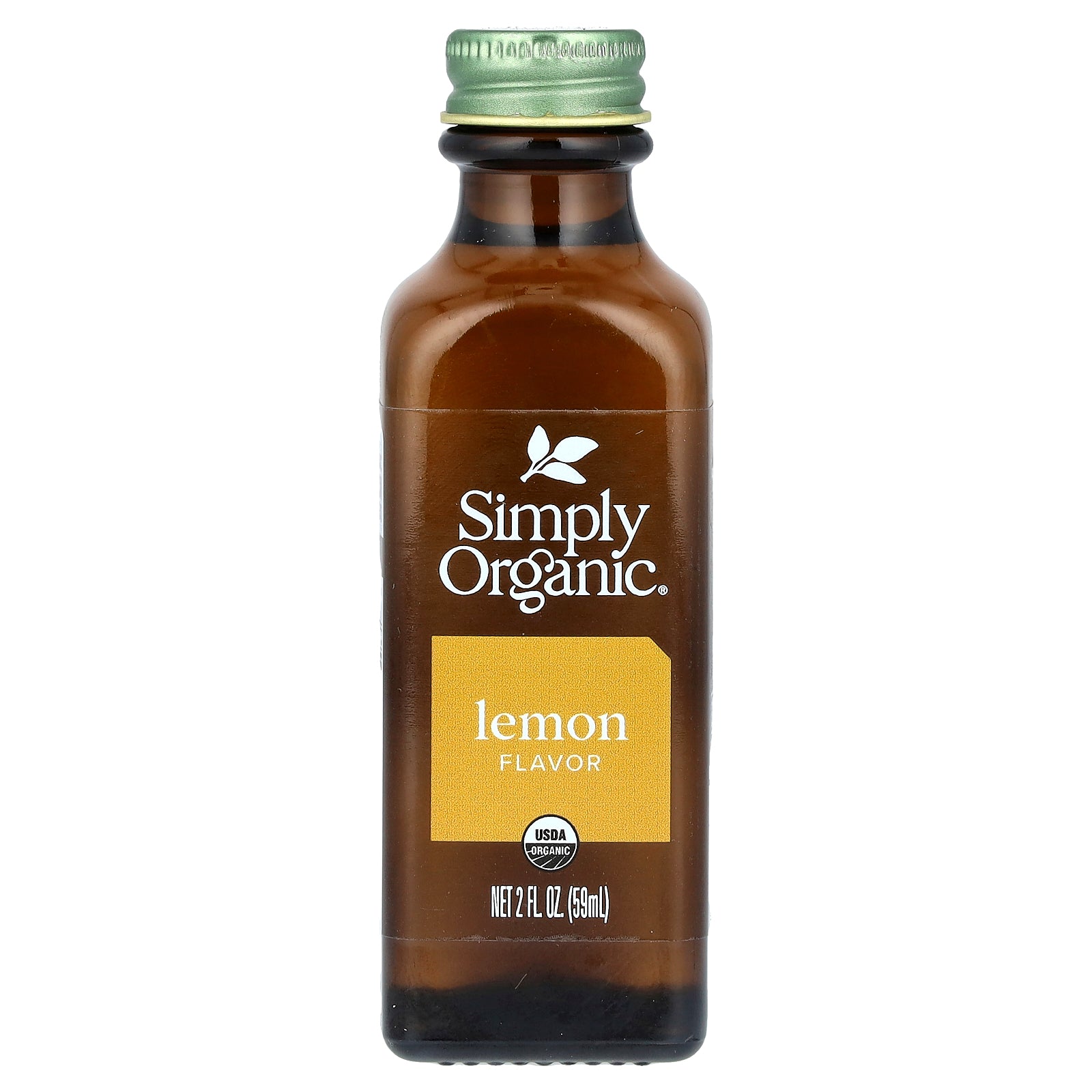 Simply Organic, Lemon Flavor, 2 fl oz (59 ml)