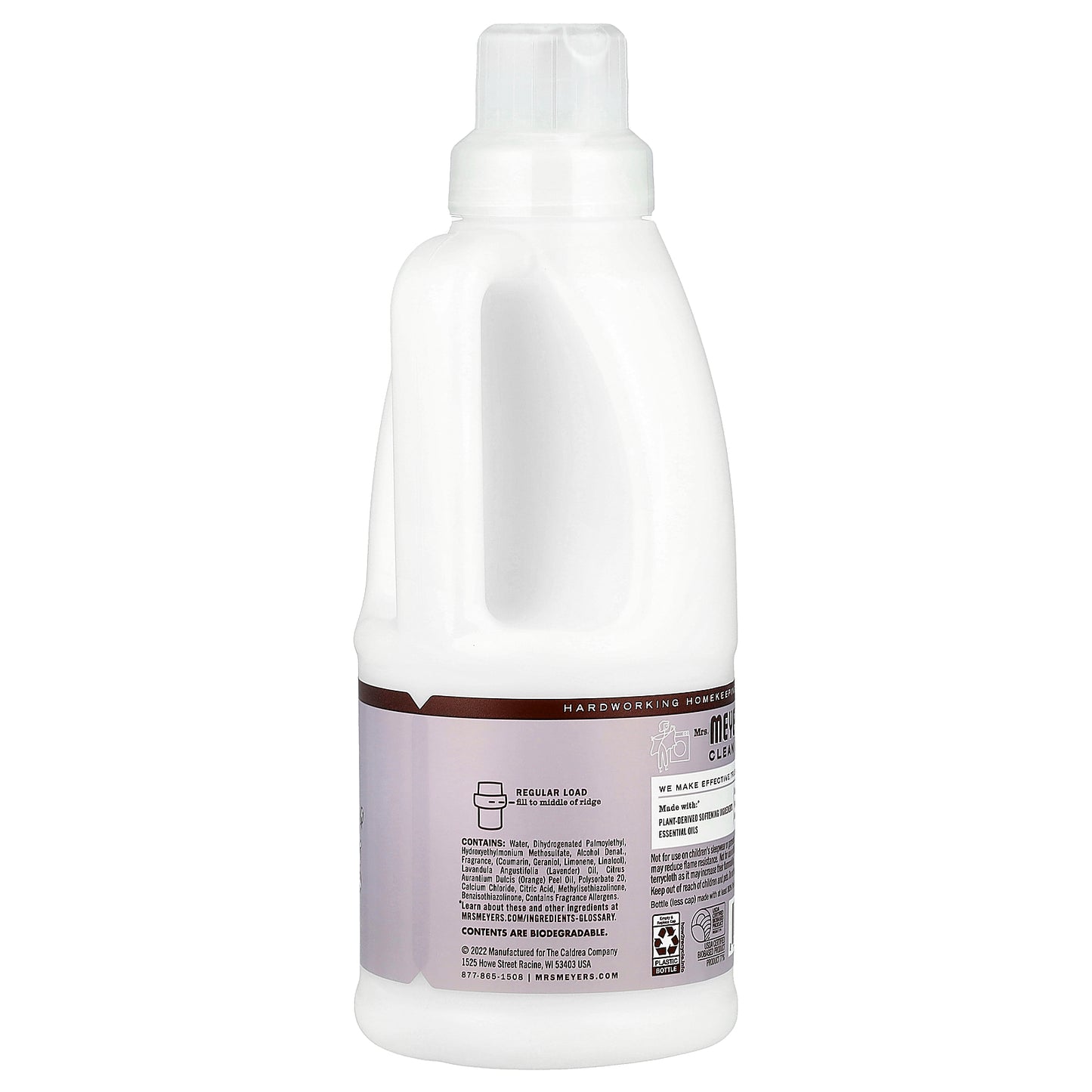 Mrs. Meyers Clean Day, Fabric Softener, Lavender, 32 fl oz (946 ml)