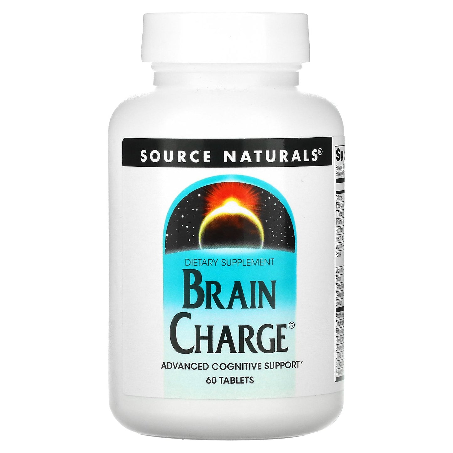 Source Naturals, Brain Charge, 60 Tablets