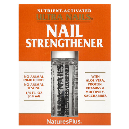 NaturesPlus, Ultra Nails®, Nail Strengthener, 0.25 fl oz (7.4 ml)