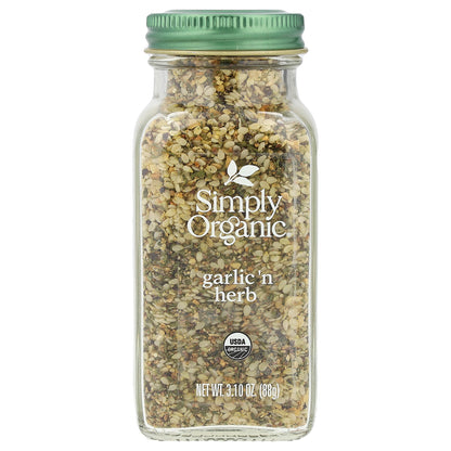 Simply Organic, Garlic 'N Herb, 3.1 oz (88 g)