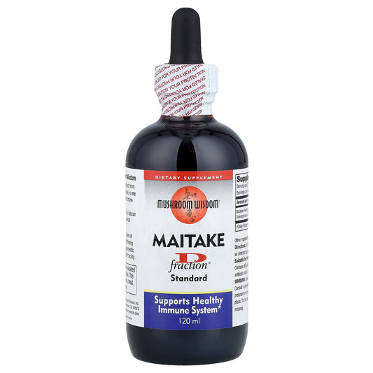 Mushroom Wisdom, Maitake D-Fraction®, Standard, 120 ml