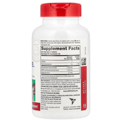 Schiff, Glucosamine Plus MSM, 150 Coated Tablets