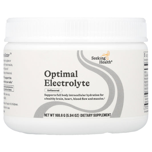 Seeking Health, Optimal Electrolyte, Unflavored, 5.94 oz (168.6 g)