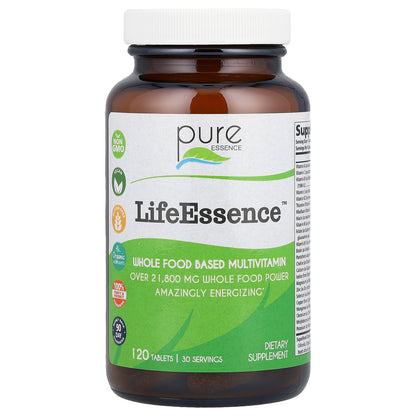 Pure Essence, LifeEssence, 120 Tablets