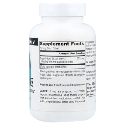 Source Naturals, Guggulsterones, 37.5 mg, 120 Tablets