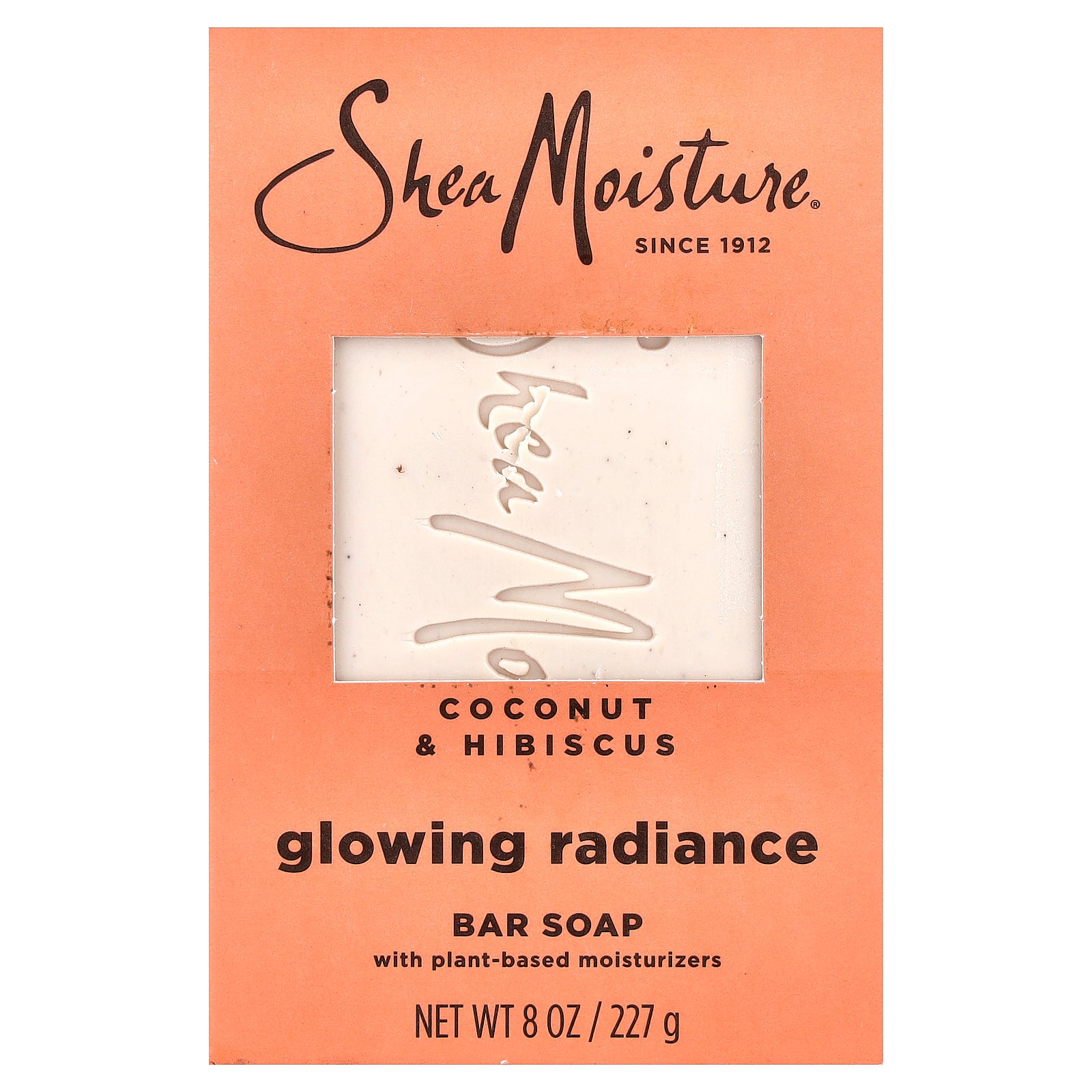 SheaMoisture, Bar Soap, Glowing Radiance, Coconut & Hibiscus , 8 oz (227 g)