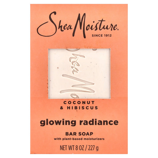 SheaMoisture, Bar Soap, Glowing Radiance, Coconut & Hibiscus , 8 oz (227 g)