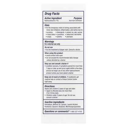 Aquaphor, Itch Relief Ointment, Maximum Strength, Fragrance Free, 2 oz (56 g)