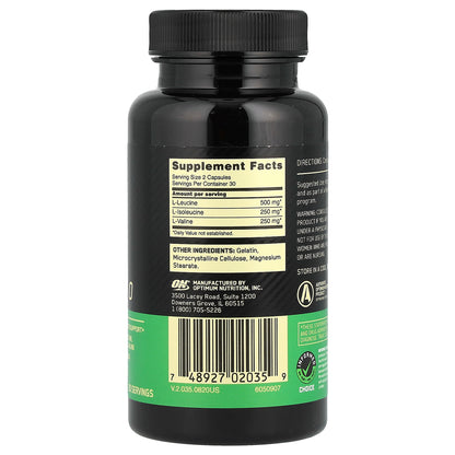 Optimum Nutrition, BCAA 1000, 60 Capsules (500 mg per Capsule)