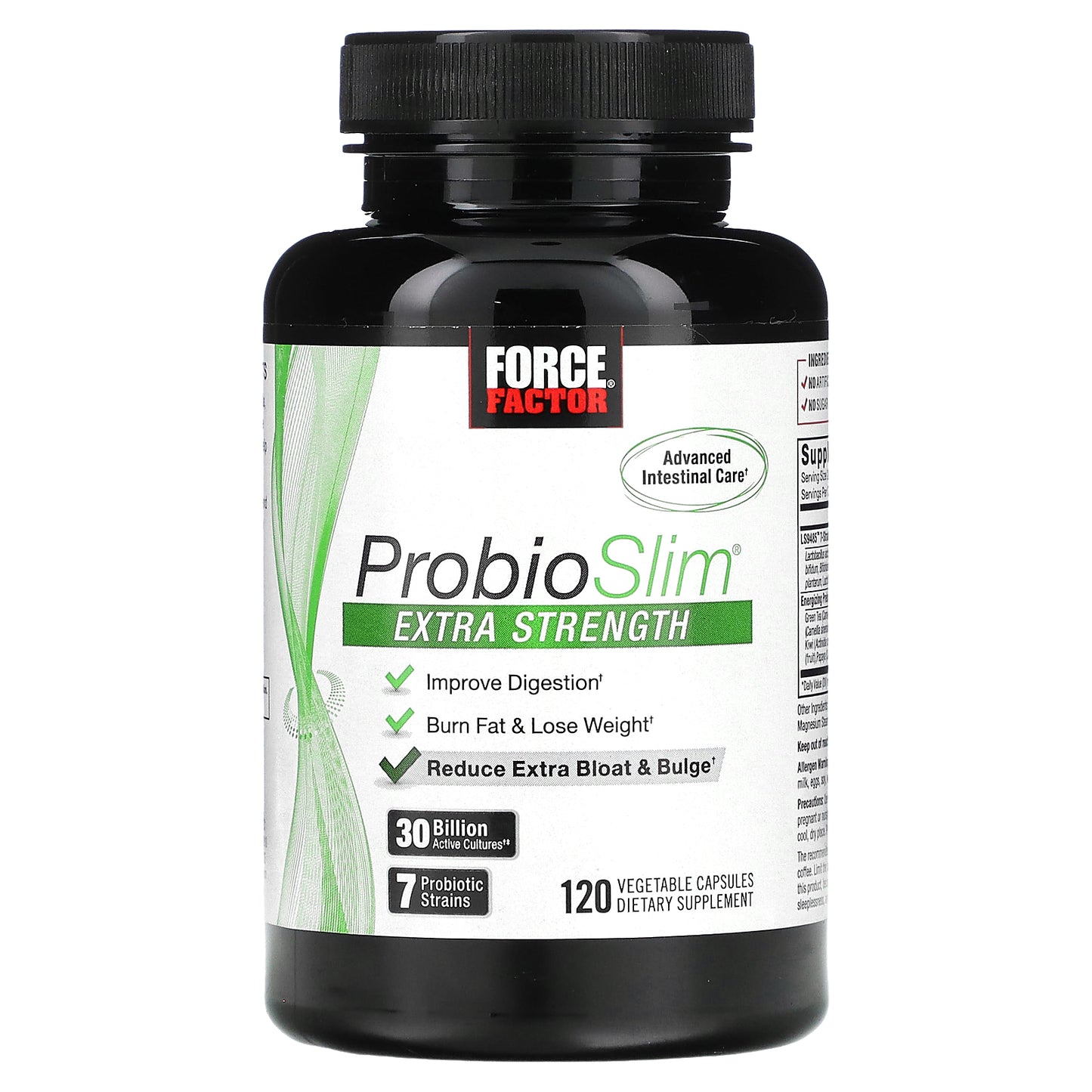 Force Factor, ProbioSlim®, 120 Vegetable Capsules