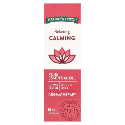 Nature's Truth, Pure Essential Oil, Relaxing Calming, 0.51 fl oz (15 ml)