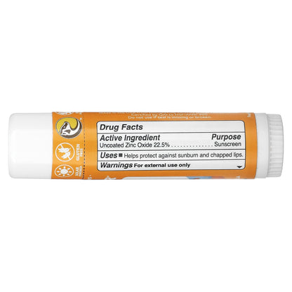 Badger, Kids, Sunscreen Stick, SPF 35, Tangerine & Vanilla, 0.65 oz (18.4 g)