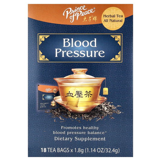 Prince of Peace, Herbal Tea, Blood Pressure, 18 Tea Bags, 1.14 oz (32.4 g)