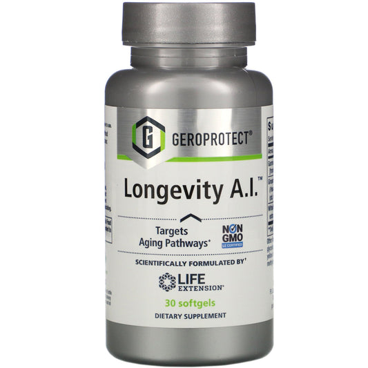 Life Extension, GEROPROTECT Longevity A.I., 30 Softgels