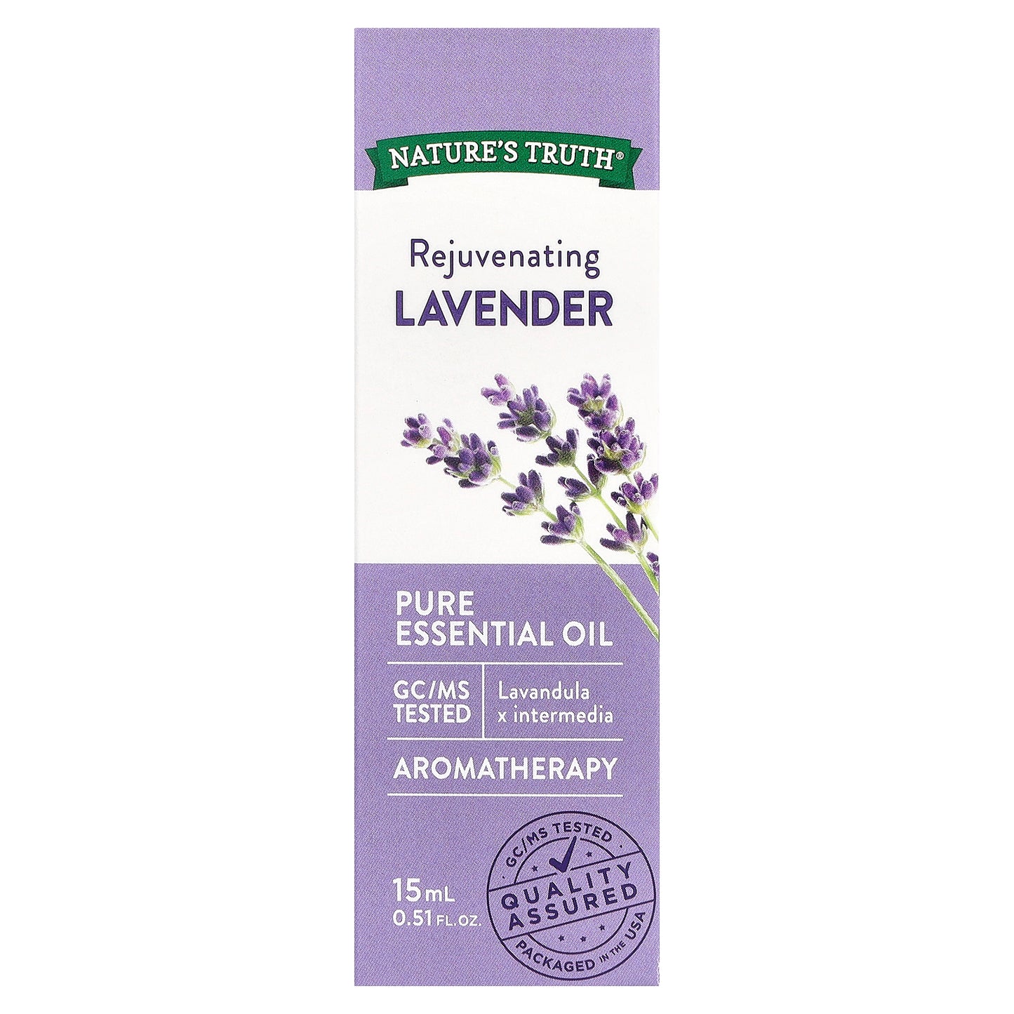 Nature's Truth, Pure Essential Oil, Rejuvenating Lavender, 0.51 fl oz (15 ml)