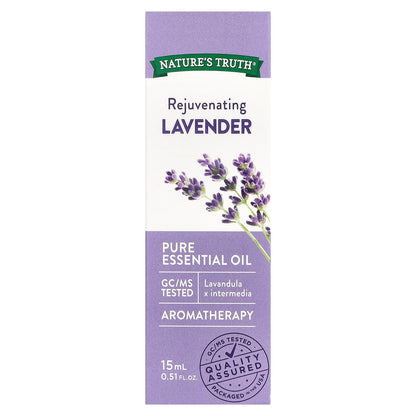 Nature's Truth, Pure Essential Oil, Rejuvenating Lavender, 0.51 fl oz (15 ml)